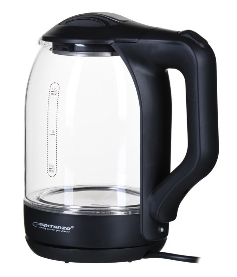 Esperanza Czajnik elektryczny Esperanza YUKON EKK025K (1500W 1.7l; kolor przeźroczysty)