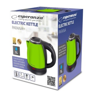 Esperanza ESPERANZA CZAJNIK ELEKTRYCZNY PARANA 1.0 L ZIELONY EKK128G