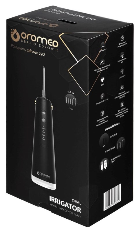 Oromed Inteligentny irygator ORO-DENTAL BLACK Oromed