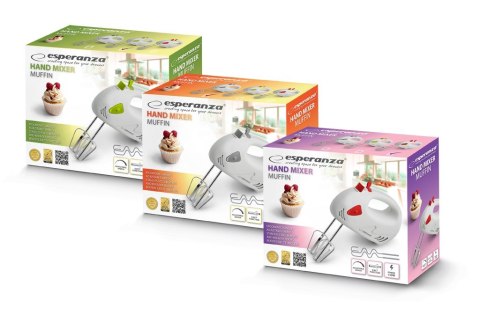 Esperanza ESPERANZA MIKSER RĘCZNY MUFFIN SZARY 150W EKM007WE