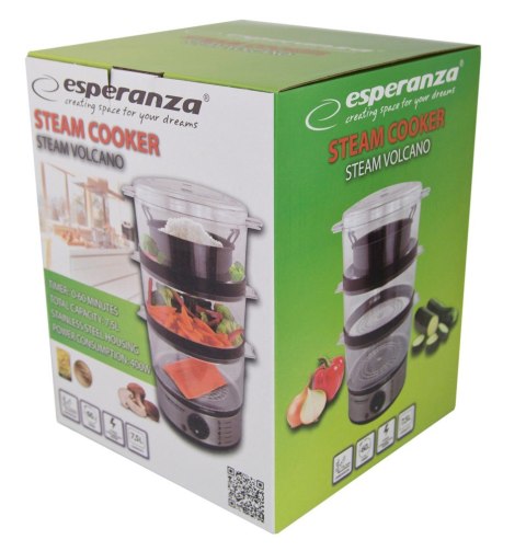 Esperanza Parowar Esperanza STEAM VOLCANO EKG009 (7 litrów; kolor przeźroczysty)