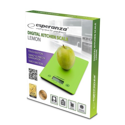 Esperanza Waga kuchenna Esperanza Lemon EKS002G (kolor zielony)