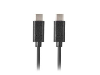 Lanberg Kabel Lanberg CA-CMCM-10CU-0010-BK (USB typu C - USB typu C ; 1m; kolor czarny)