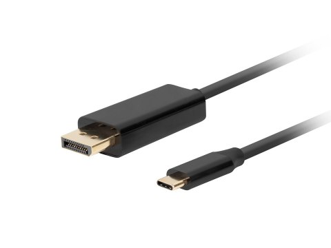 Lanberg LANBERG KABEL USB-C(M)->DISPLAYPORT(M) 3M 4K 60HZ CZARNY CA-CMDP-10CU-0030-BK