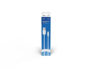 SAVIO Kabel SAVIO CL-126 (USB typu C - USB 2.0 typu A ; 1m; kolor biały)