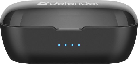 Defender DEFENDER SŁUCHAWKI BEZPRZEWODOWE Z MIKROFONEM "TWS" TWINS 638 CZARNE 63638