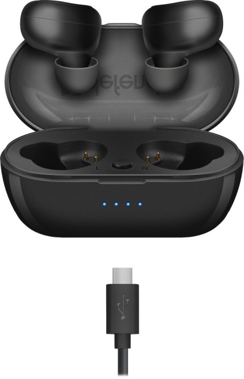 Defender DEFENDER SŁUCHAWKI BEZPRZEWODOWE Z MIKROFONEM "TWS" TWINS 638 CZARNE 63638