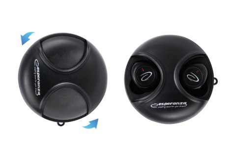 Esperanza ESPERANZA SŁUCHAWKI DOUSZNE BLUETOOTH TWS ARIES EH228K