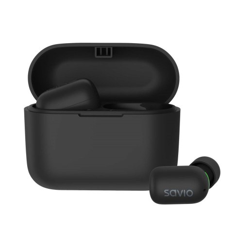 SAVIO SAVIO BEZPRZEWODOWE SŁUCHAWKI BLUETOOTH 5.1 IPX5 TWS-09