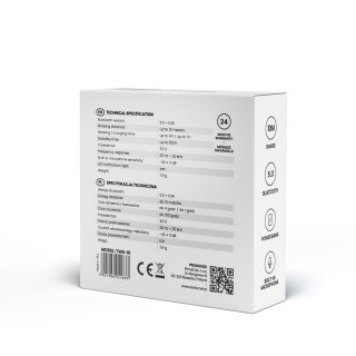 SAVIO Słuchawki bezprzewodowe SAVIO TWS-01 (douszne; bezprzewodowe, Bluetooth; z wbudowanym mikrofonem; kolor biały