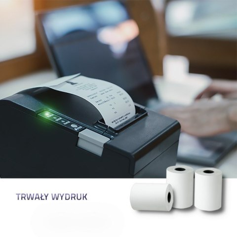 Qoltec QOLTEC ROLKA TERMICZNA 57X16 | 55G/M2 | 10SZT | BPA FREE