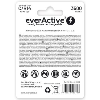 EverActive Zestaw akumulatorków everActive EVHRL14-3500 (3500mAh ; Ni-MH)