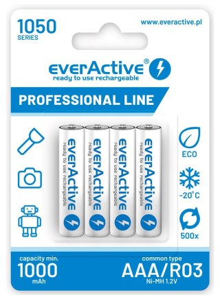 EverActive Zestaw akumulatorków everActive Professional line EVHRL03-1050 (1050mAh ; Ni-MH LSD)