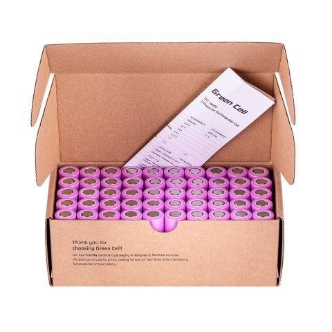 Green Cell GREEN CELL OGNIWA 18650 50X AKUMULATOR 18650 LI-ION INR1865026E 3.6V 2600MAH