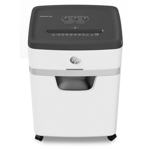 Hewlett-Packard HP ONESHRED Niszczarka 18CC, ścinki, P-4, 18 kart., 25l, jasnoszara, HPN280518CCON-14.