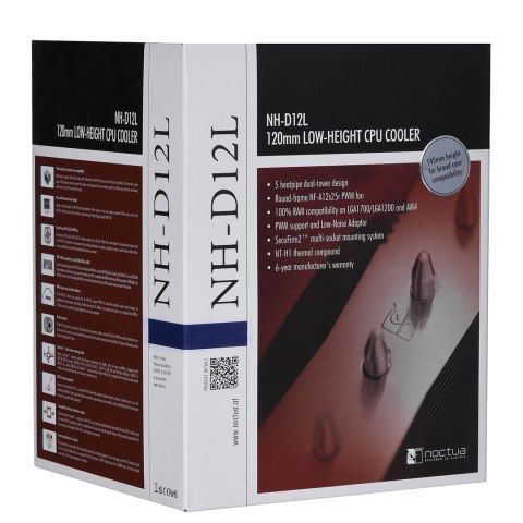 Noctua Chłodzenie CPU NOCTUA NH-D12L