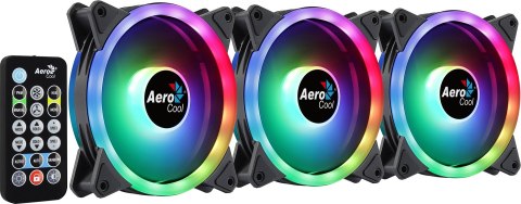 Aerocool WENTYLATOR AEROCOOL PGS DUO 12 PRO ARGB (3x120)