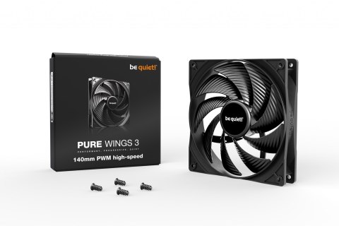 BE QUIET! Wentylator BE QUIET! PURE WINGS 3 140mm PWM high-speed