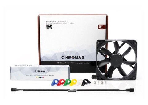 Noctua Wentylator NOCTUA 120mm NF-S12A PWM CHromax Black Swap colors