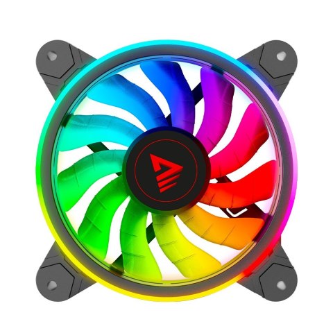 SAVIO SAVIO ZESTAW 4 WENTYLATORÓW ARGB 120 MM WRAZ Z KONTROLEREM ORAZ PILOTEM FAN-01