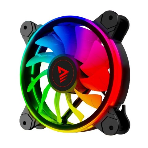SAVIO SAVIO ZESTAW 4 WENTYLATORÓW ARGB 120 MM WRAZ Z KONTROLEREM ORAZ PILOTEM FAN-01