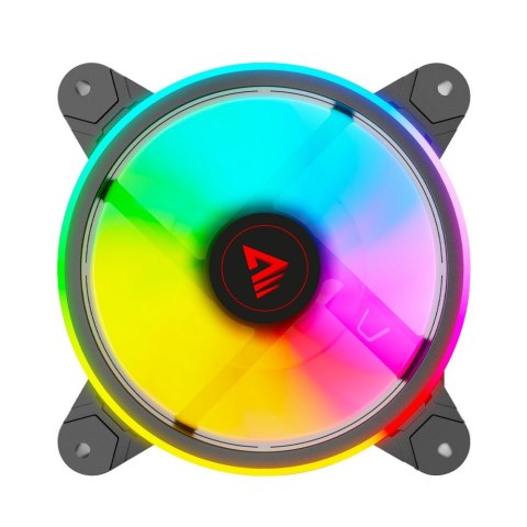 SAVIO SAVIO ZESTAW 4 WENTYLATORÓW ARGB 120 MM WRAZ Z KONTROLEREM ORAZ PILOTEM FAN-01
