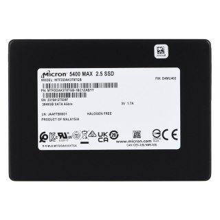Micron Dysk SSD Micron 5400 MAX 3.84TB SATA 2.5" MTFDDAK3T8TGB-1BC1ZABYYR (DWPD 3.4)