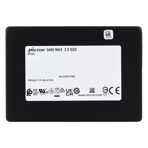 Micron Dysk SSD Micron 5400 MAX 960GB SATA 2.5" MTFDDAK960TGB-1BC1ZABYYR (DWPD 5)