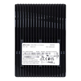 Micron Dysk SSD Micron 7450 PRO 3.84TB U.3 (15mm) NVMe Gen4 MTFDKCC3T8TFR-1BC1ZABYYR (DWPD 1)