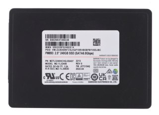 Samsung SemiConductor Dysk SSD Samsung PM893 240GB SATA 2.5" MZ7L3240HCHQ-00A07 (DWPD 1)