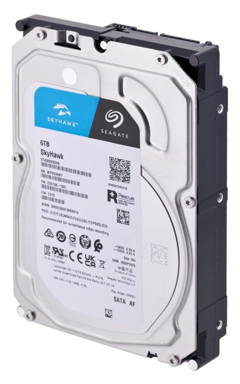 Seagate Dysk twardy HDD Seagate SkyHawk 6TB 3,5" SATA ST6000VX009
