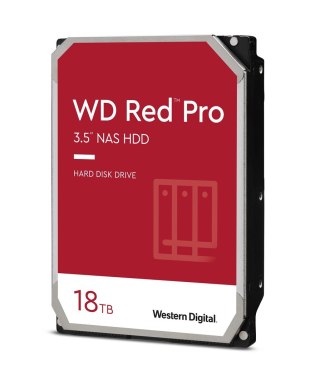 WD Dysk HDD WD Red Pro WD181KFGX (18 TB ; 3.5"; 512 MB; 7200 obr/min)