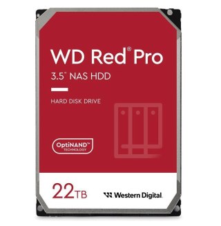 WD Dysk HDD WD Red Pro WD221KFGX (22 TB ; 3.5"; 512 MB; 7200 obr/min)