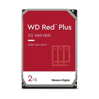 WD Dysk HDD WD Red Plus WD20EFPX (2 TB ; 3.5"; 64 MB; 5400 obr/min)