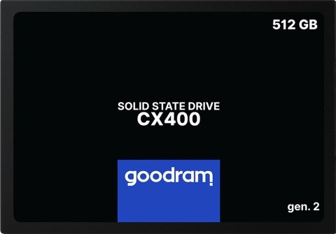GoodRam DYSK SSD GOODRAM 512GB Gen. 2 SATA III 2,5 CX400