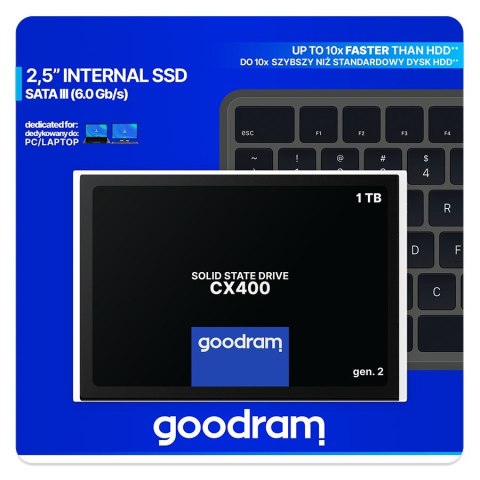 GoodRam DYSK SSD GOODRAM CX400 Gen2 1TB SATA III 2,5 RETAIL