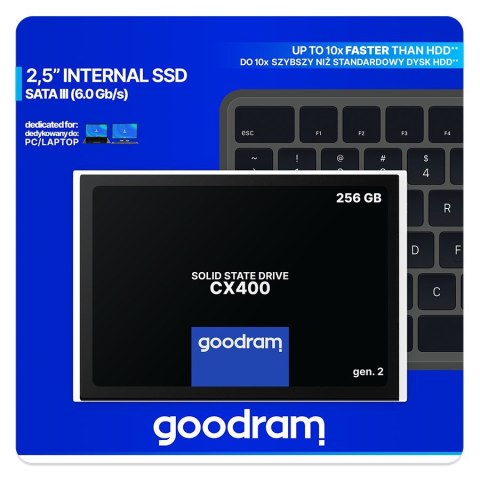 GoodRam SSD GOODRAM CX400 Gen. 2 256GB SATA III 2,5 RETAIL