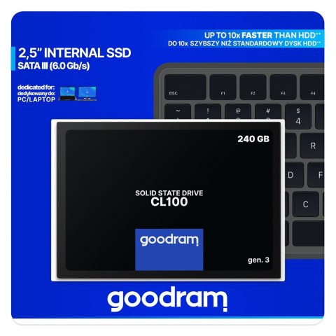 GoodRam SSD GOODRAM CL100 Gen. 3 240GB SATA III 2,5 RETAIL