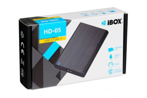 IBOX OBUDOWA I-BOX HD-05 ZEW 2,5" USB 3.1 GEN.1 BLACK