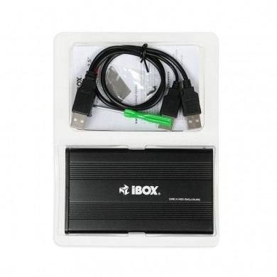 IBOX Obudowa IBOX HD-01 ZEW. 2,5" USB 2.0 IEU2F01 (2.5"; USB 2.0; Aluminium; kolor czarny)