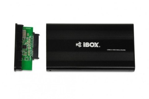 IBOX Obudowa IBOX HD-02 ZEW. 2,5" USB 3.0 IEU3F02 (2.5"; USB 3.0; Aluminium; kolor czarny)