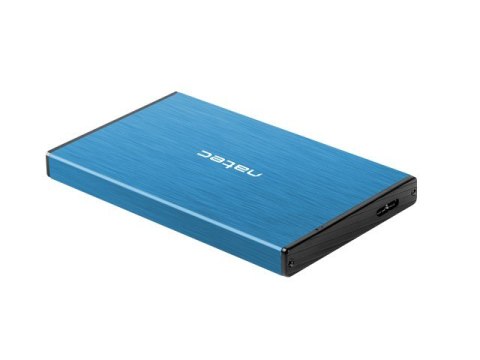 NATEC Obudowa na dysk NATEC Rhino Go NKZ-1280 (2.5"; USB 3.0; Aluminium; kolor niebieski)