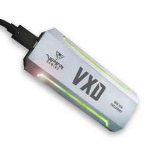 Patriot Memory PATRIOT VXD obudowa SSD USB3.2 M.2 NVMe 1.3 do 2TB Aluminium RGB