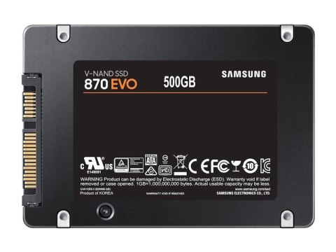 Samsung Dysk SSD Samsung 870 EVO 500 GB 2.5" SATA III