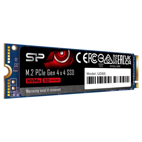 Silicon Power Dysk SSD Silicon Power UD85 500GB M.2 PCIe NVMe Gen4x4 NVMe 1.4 3600/2400 MB/s