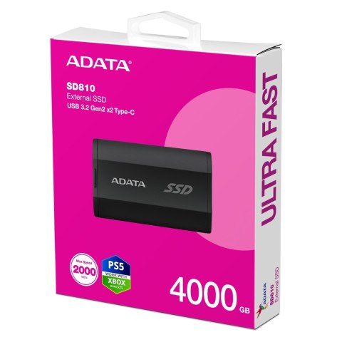 ADATA ADATA DYSK SSD SD 810 4TB BLACK