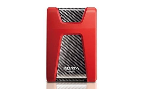ADATA Dysk zewnętrzny HDD ADATA HD650 (1TB; 2.5"; USB 3.2; czerwony)