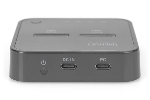 DIGITUS DIGITUS STACJA DOKUJĄCA DO SSD M.2 NVME Z FUNKCJĄ KLONOWANIA OFFLINE, USB-C, CZARNA DA-71545