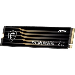MSI Dysk SSD MSI SPATIUM M480 Pro 2TB PCIe 4.0 NVMe M.2 2280