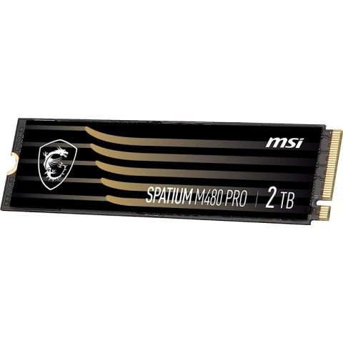 MSI Dysk SSD MSI SPATIUM M480 Pro 2TB PCIe 4.0 NVMe M.2 2280